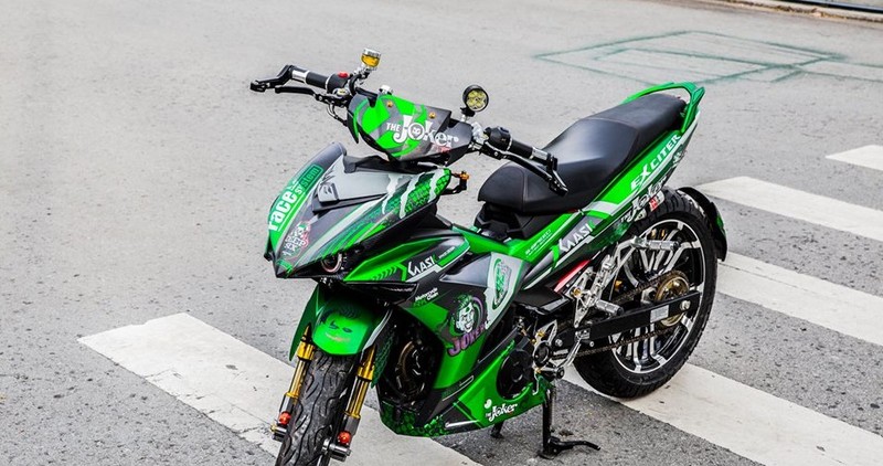 Yamaha Exciter 150 do tem dau “Joker” cuc chat tai Sai Gon-Hinh-2